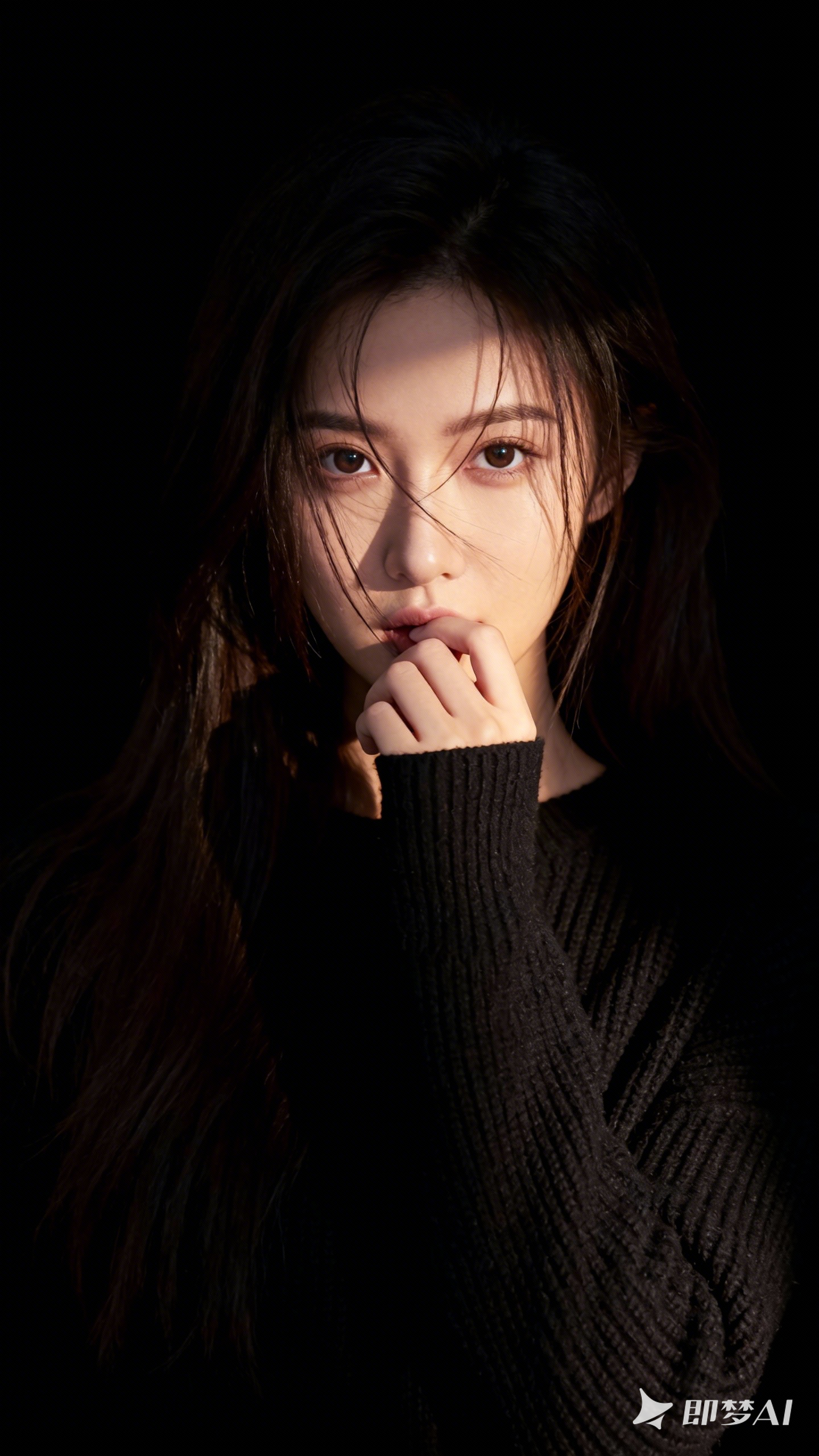 超写实风格的女性角色肖像